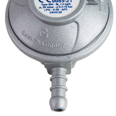 Riduttore di pressione del gas per cilindro a gas GPL 29 Mbar 1.5kg / h Digitare 694