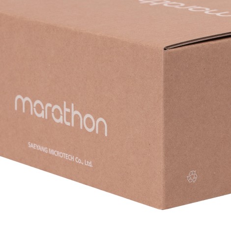 Máquina de Perforación para Uñas Saeyang Marathon 3 Champion Negra con Piezas de Mano H200 — empaque
