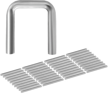 Clips de aluminio para manual. Royal Catering 11 x 11.5 - 4000 PCs
