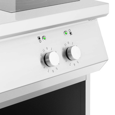 Indukčná kuchyňa 4 Freestanding Burner na otvorenej základni 400 V 17000 W