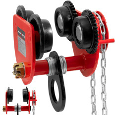 Håndholdt Handheldwood Trolley med 90-130 mm kjede 3000 kg