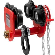 Käeshoitav Handheldwood Trolley 90-130 mm kettaga 3000 kg