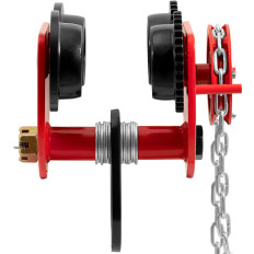 Carrinho de mão handheldwood manual com corrente de 90-130 mm 3000 kg