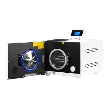 Autoclave Lafomed Compact Line lfss08ac 8L Classe B con stampante medica termica — vista frontale