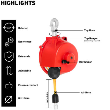 LINKOVACIA LINKOVACIA LINKA S 3,5 - 5 kg pneumatickej hadice 1.3 m