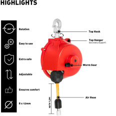 Link Balance Link pneumaatilise voolikuga 0,5 - 1,5 kg 1,3 m