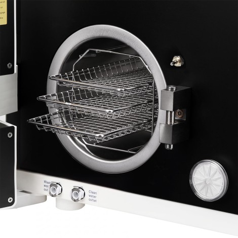 Lafomed Compact Line lfss08ac autoclave Class B 8L met thermische printer — detail lade