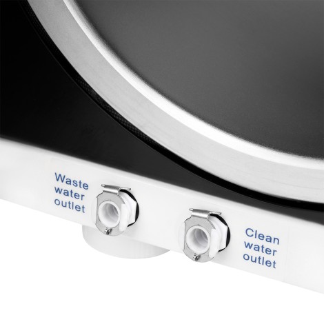 Lafomed autoclave Compact Line lfss08ac with 8l class b medical printer — close-up of the surface