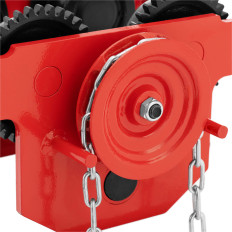 Handheld hand-held trolley met ketting 90-150 mm 3000 kg