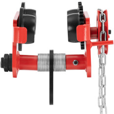 Rokas handheldwood ratiņi ar ķēdi 90-125 mm 2000 kg