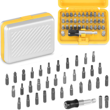 Conjunto de bits. Pointas de embotamento para fenda - 34 pcs.