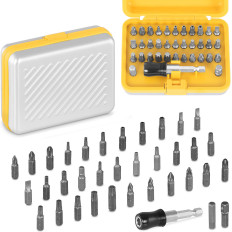 Set van bits. Natte tips voor schroevendraaier - 34 stks.