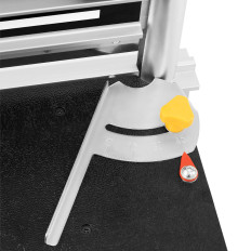 Guillotine machine for cutting laminated panels at an angle width 203 mm thickness 16 mm