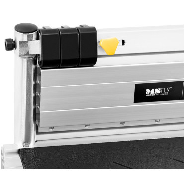 Máquina de guilhotina para cortar painéis laminados em uma largura de ângulo 490 mm espessura 16 mm