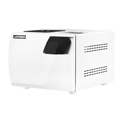 Autoclave Lafomed Compact Line LFSS18AC 18 L classe B avec imprimante — vue latérale