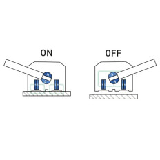 Handmatige lift magnetische grijper voor lakens en profielen tot 500 kg