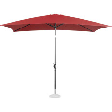 Parasol tuinterras rechthoekig met een crank 200 x 300 cm bourgondië