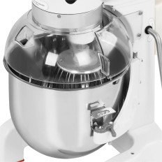 Um misturador de uma espiral de robô planetário com uma tigela abandonada de 20 l 700 W