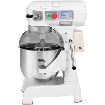 Um misturador de uma espiral de robô planetário com uma tigela abandonada de 20 l 700 W