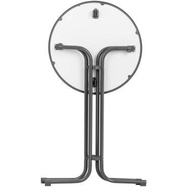 Table de table avec grange Tour Tall plié. 80 cm Hauteur 110 cm gris