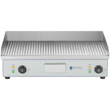 BBQ elektriskā grila plate dubultā dubultā 400 x 730 mm 2 x 2000 w