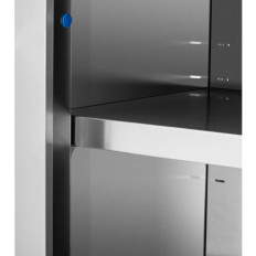 Catering garderobe med skyvedører Steel 200 x 45 x 60 cm