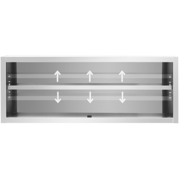 Ēdināšanas skapis ar bīdāmām durvīm 160 x 45 x 60 cm
