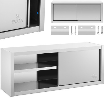 Maitinimo drabužių spinta su stumdomomis durimis Steel 150 x 45 x 60 cm