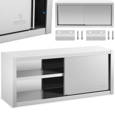 Gostinska garderoba z drsnimi vrati 140 x 45 x 60 cm