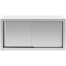 Gostinska garderoba z drsnimi vrati jekla 120 x 45 x 60 cm
