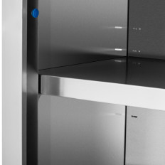 Armadio di catering con ante scorrevoli in acciaio 100 x 45 x 60 cm
