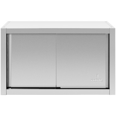 Catering Kleiderschrank mit Schiebetüren Stahl 100 x 45 x 60 cm