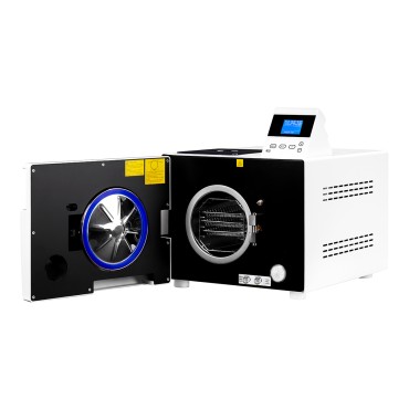 Autoclave Médical Lafomed Compact Line LFSS12AC 12 L avec imprimante — vue de face