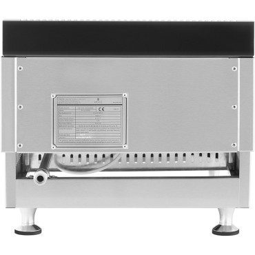 Gasgrill glatt für Propan-Butan-Gas 0,03 bar 35 x 40 cm 3000 W