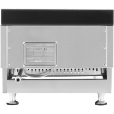 Grillades à gaz lisse pour gaz propane-butane 0,03 bar 35 x 40 cm 3000 w