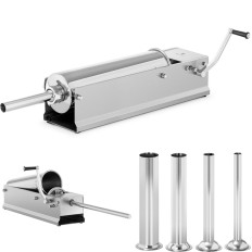 Resorte de relleno de relleno para salchicha manual horizontal 7 l + 4 leje