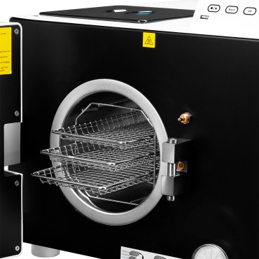 Lafomed Medical Autoclave Compact Line LFSS12AC 12 l lämpösiirtotulostimella — etuosa