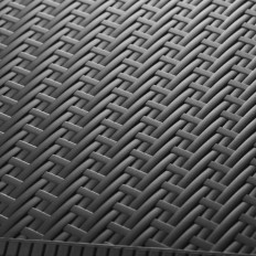 Tavolo da ristorazione giardino pieghevole fino a 150 kg 1830 x 750 x 740 mm nero