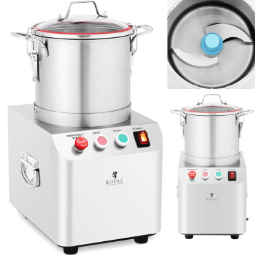 Rezací gastronomický vlk na sekanie brúsenie rastlinného mäsa 1400 RPM 6 l 550 W