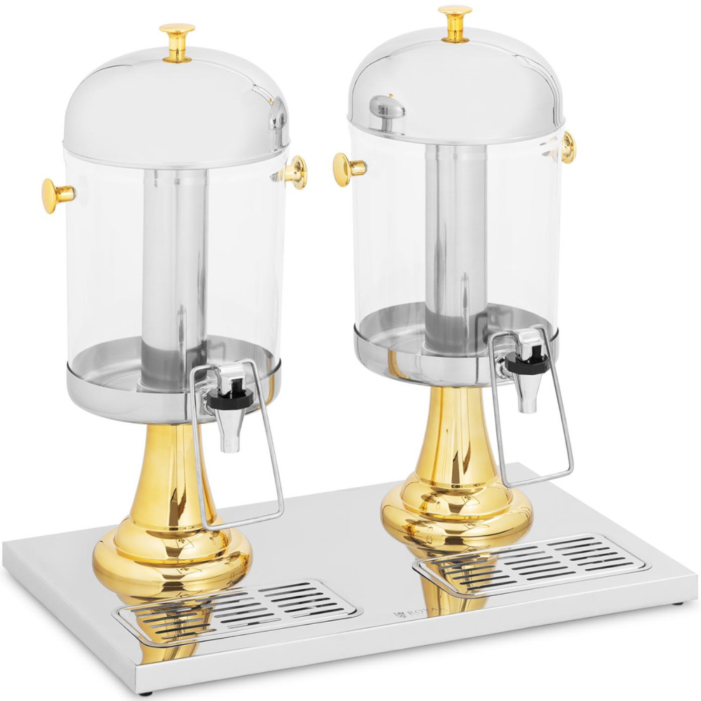 Dispensador del dispensador de refrigeración por buffet para jugos dobles Doble 2 x 8 l