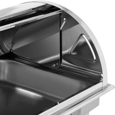 Plat de table pour la pâte avec rolltop gn 1/1 8,5 l couverture