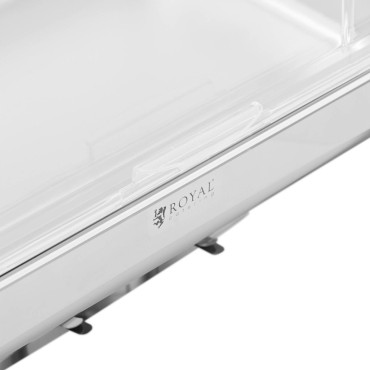 Stôl na pastu s transparentným krytom GN 1/1 8.5 l