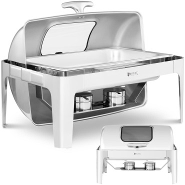 Prato de mesa para pasta com tampa do rolo com GN 1/1 8.5 L painel