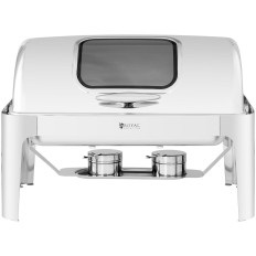 Prato de mesa para pasta com tampa do rolo com GN 1/1 8.5 L painel