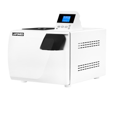 Autoclave Lafomed Compact Line LFSS23AC 23 L classe B avec imprimante — vue latérale