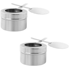 Table dish for paste with cover with GN 1/1 8.5 L window