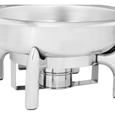 Okrogla grelec hrane za pasto s pokrovom z oknom sroj. 39 cm 5.5 l