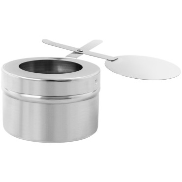 Aquecedor de mesa redondo para uma pasta com uma capa de casas. 39 cm 5,8 l