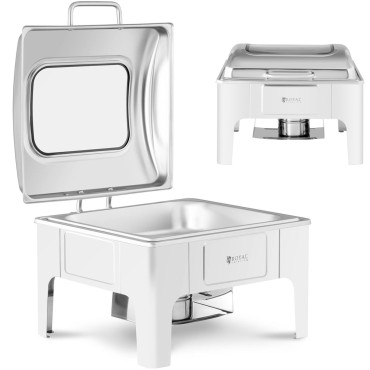 A água da prática para pasta com tampa com a janela Gn 2/3 5.3 l