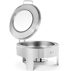 Lavanato para pasta redonda con cubierta con una ventana de miércoles. 39 cm 5.8 l